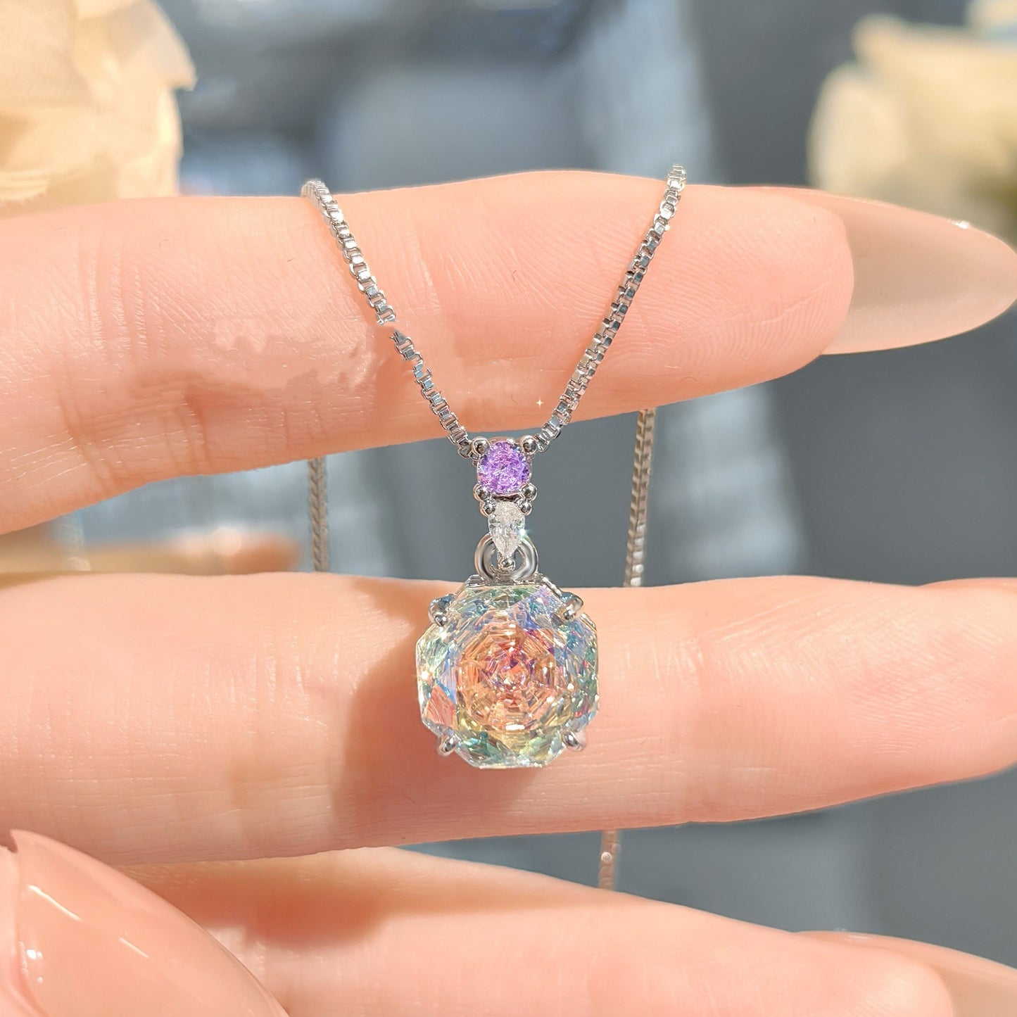 Rose Cut Luxury Jewelry Set
