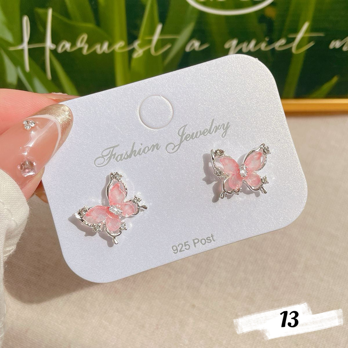 Crystal Butterfly Series Earrings