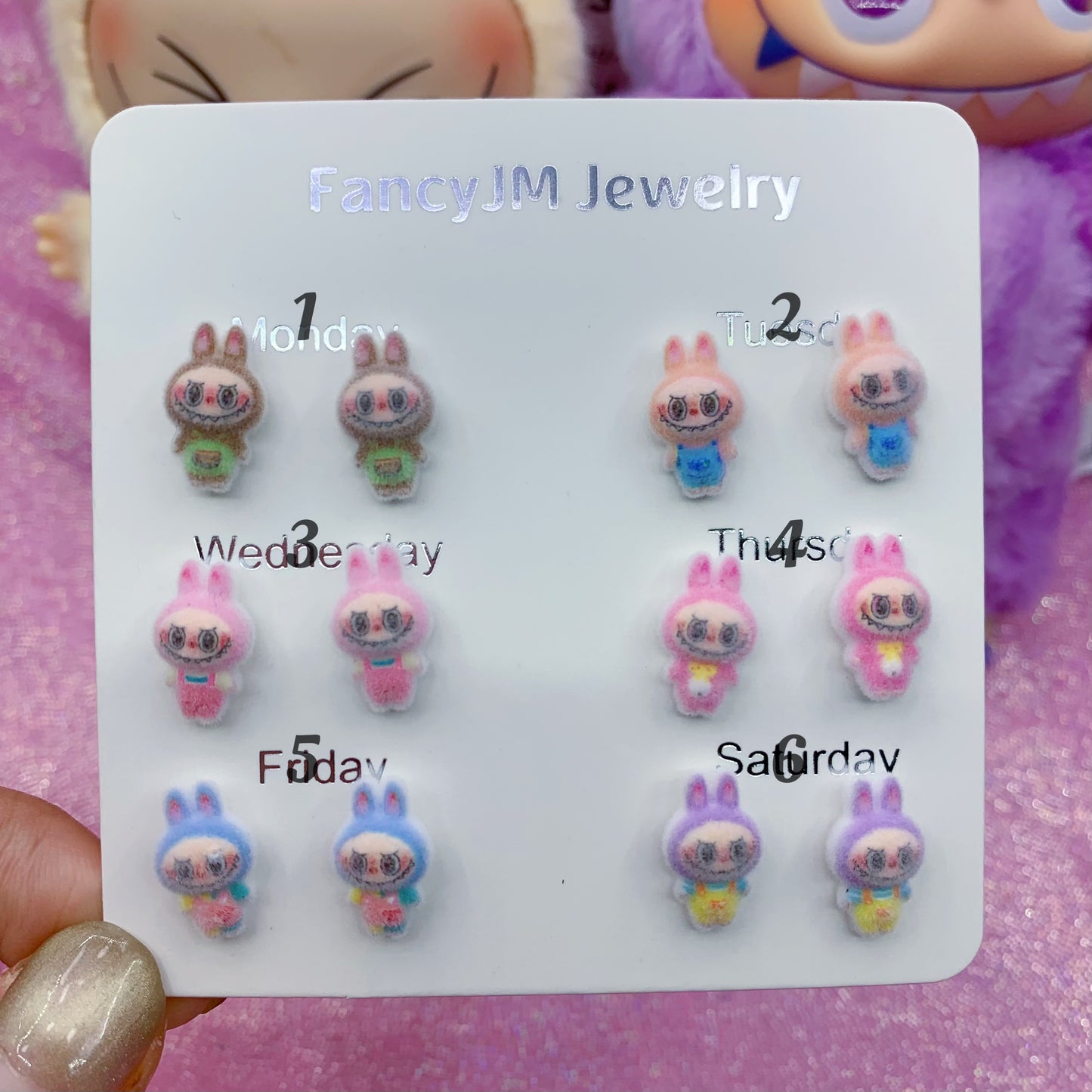 Labufu Fuzzy Earrings