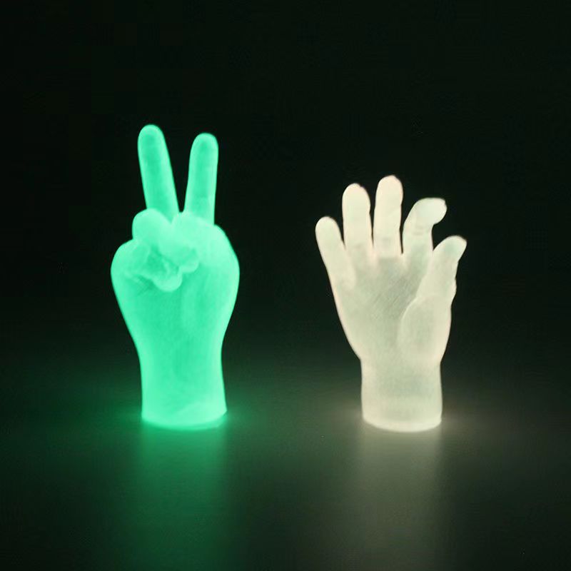 Glowing Rubber Mini Cute Gloves (Strong Luminous)