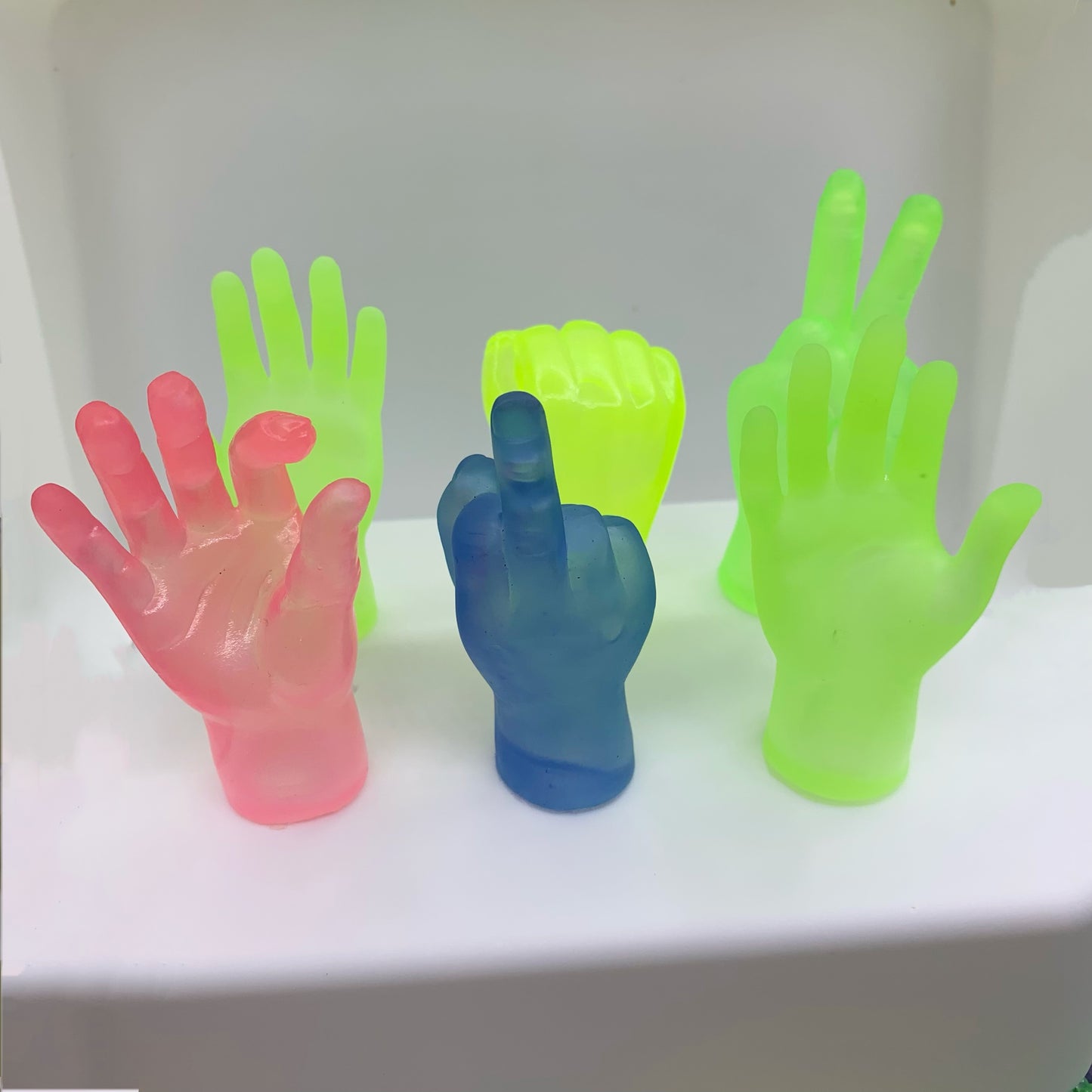 Glowing Rubber Mini Cute Gloves (Strong Luminous)