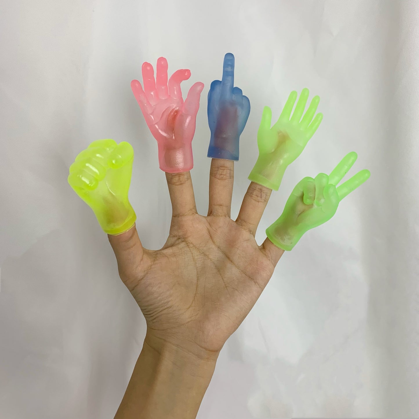 Glowing Rubber Mini Cute Gloves (Strong Luminous)