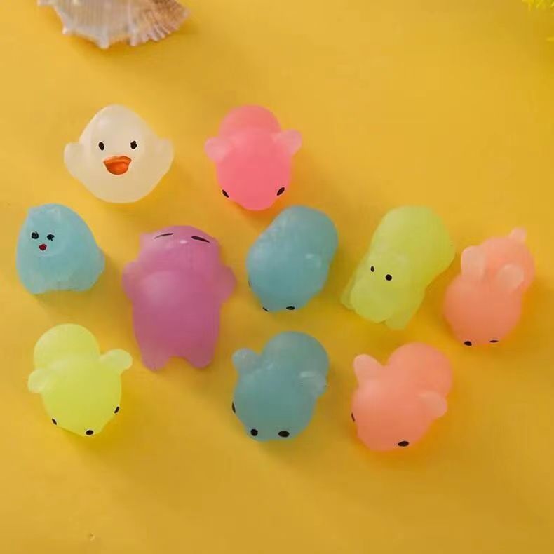 Luminous/UV Change Mochi Toys Glow in the dark