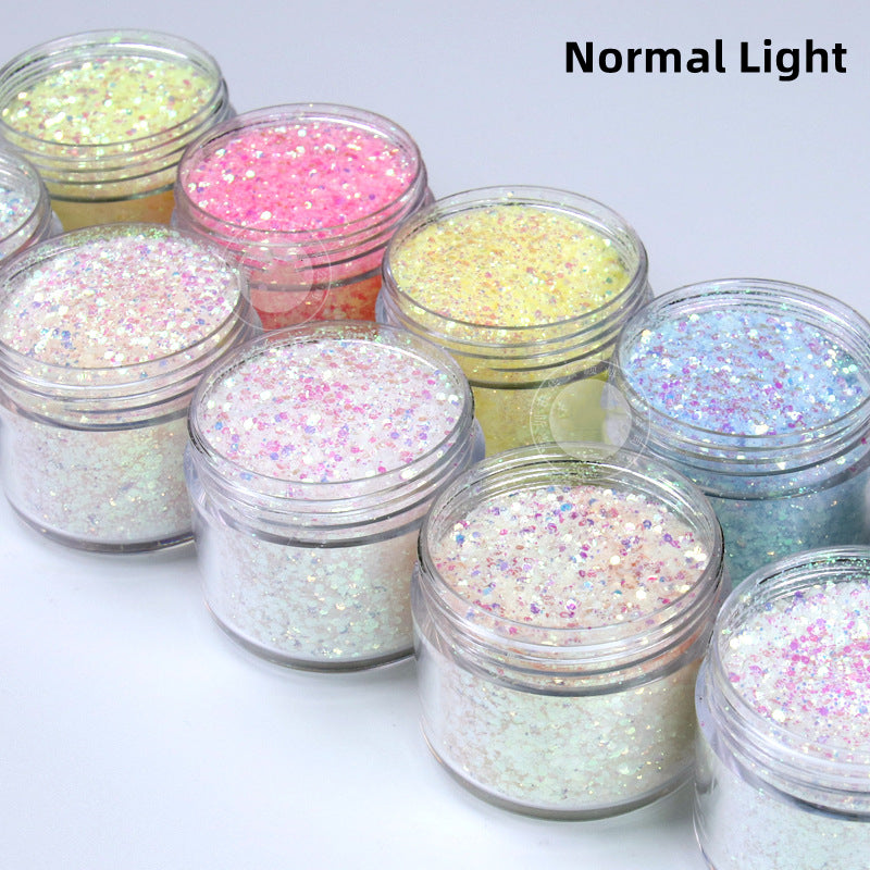 UV change color Powder 12 colors Set