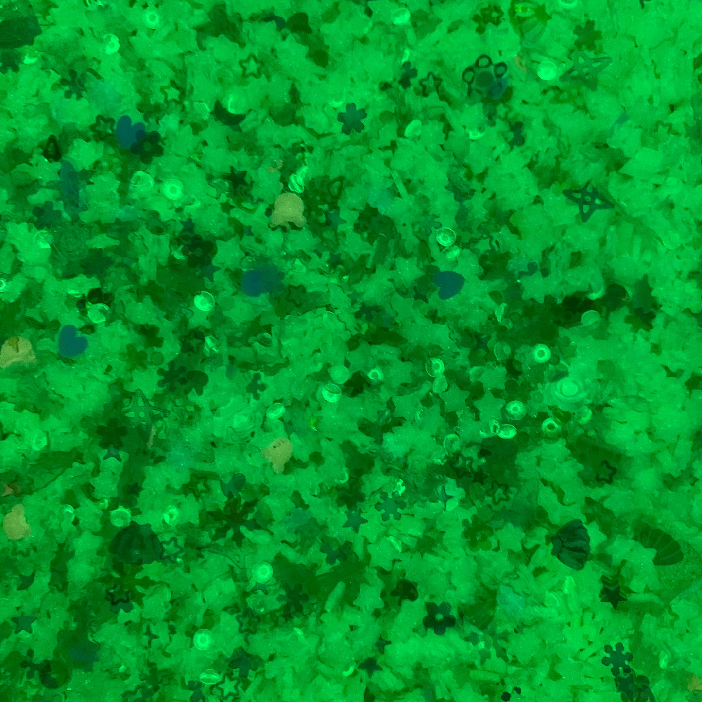 Glowing Patch Glitter Flakes (Strong Luminous)