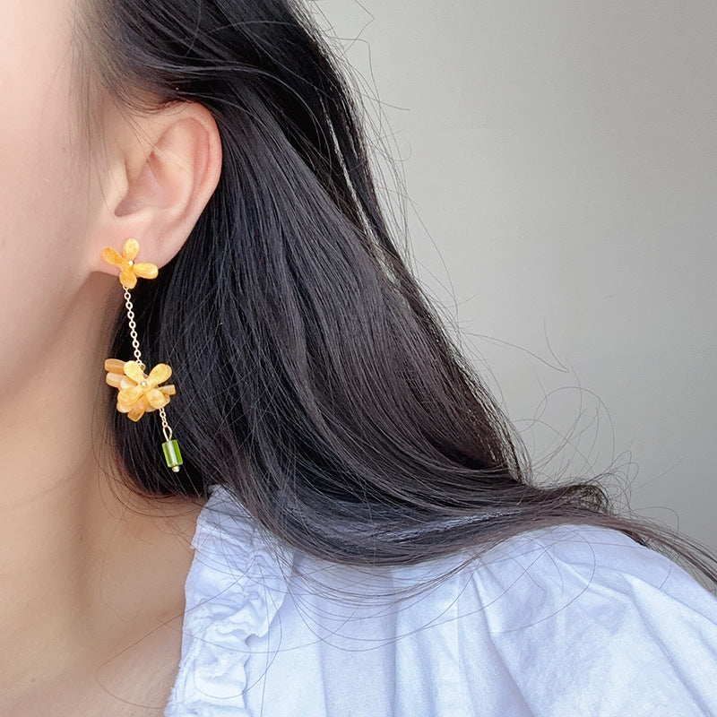 Osmanthus dangle earrings