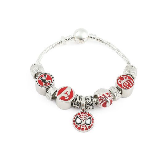 Cute Spiderrman PanDola Beaded Bracelet