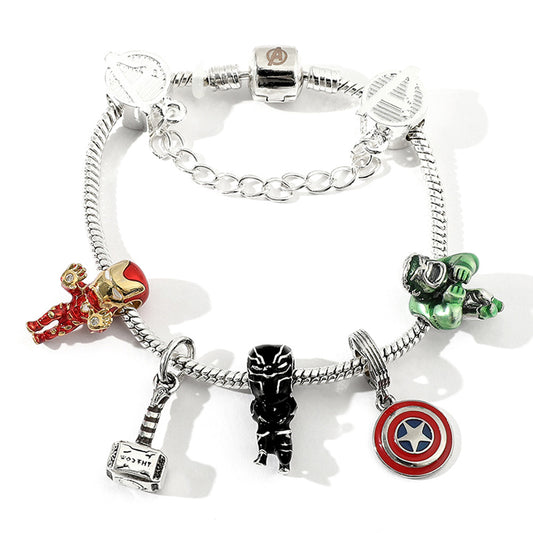 Cute Marvel Superhero PanDola Beaded Bracelet