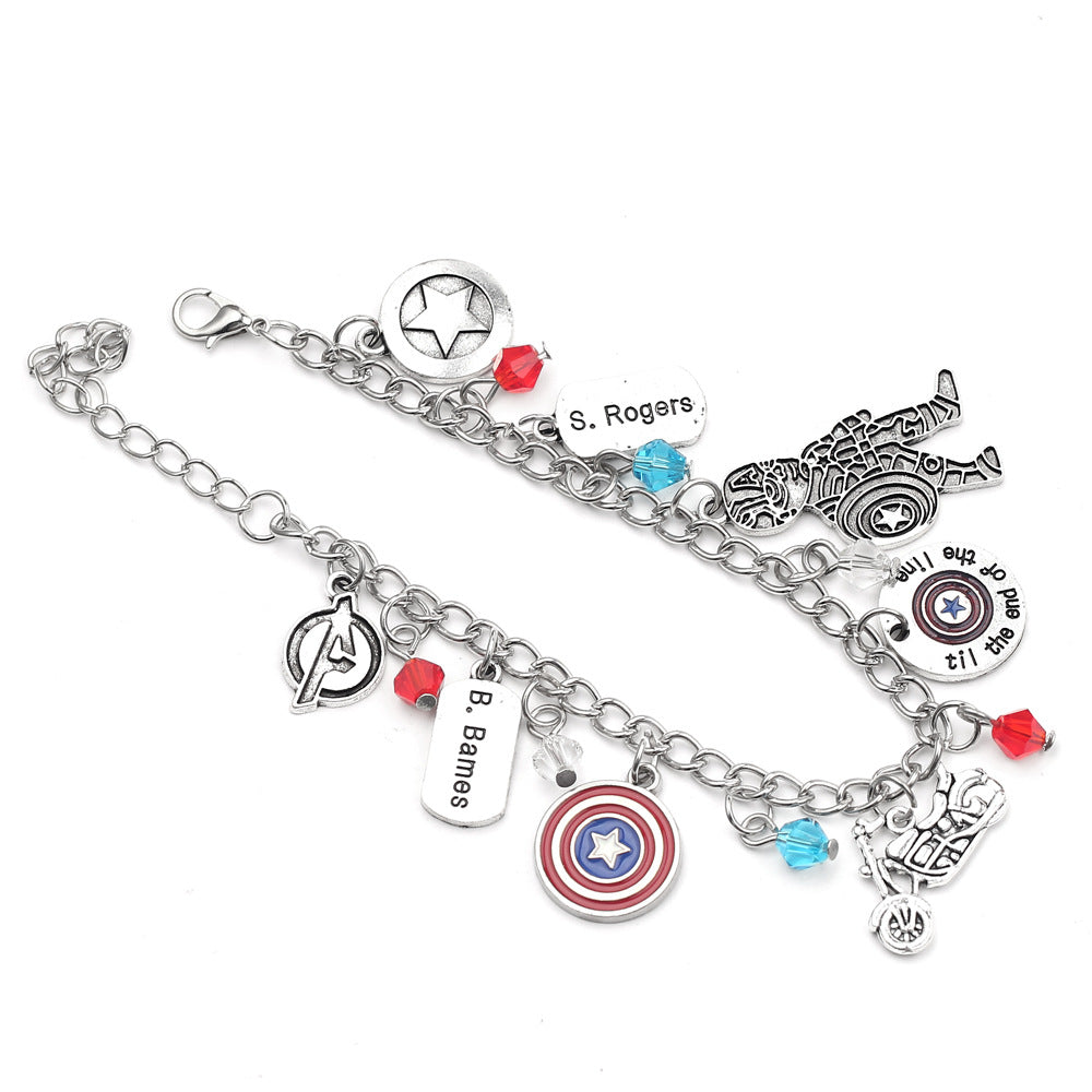 Cute Marvel Superhero PanDola Beaded Bracelet