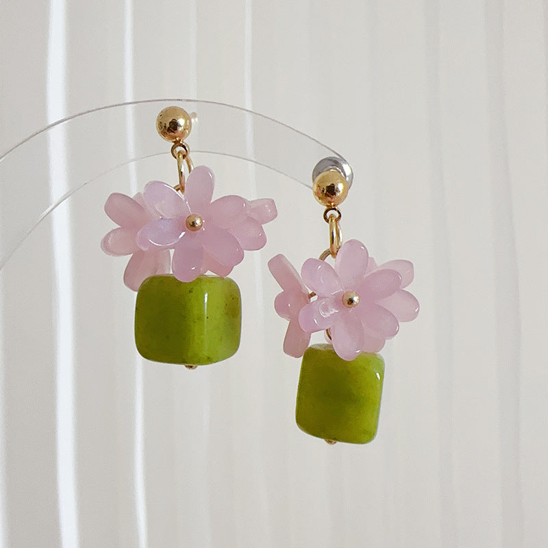 Green Field Garden Sweet Earrings