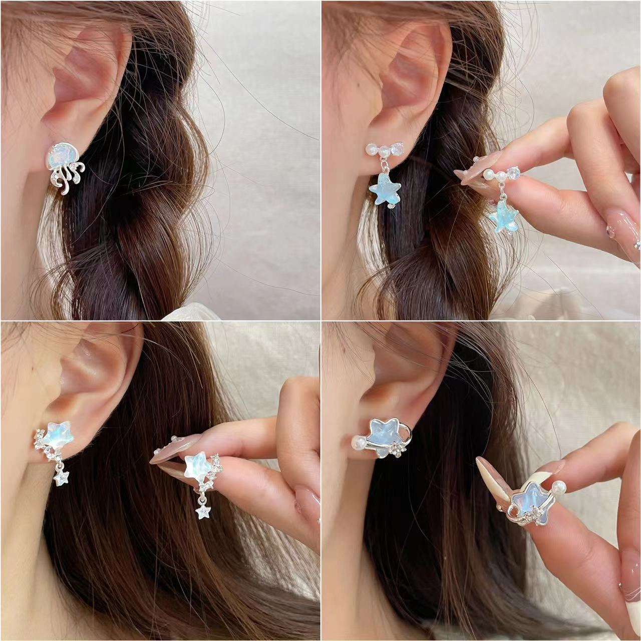 Oceanic Delicate Dangle Earrings