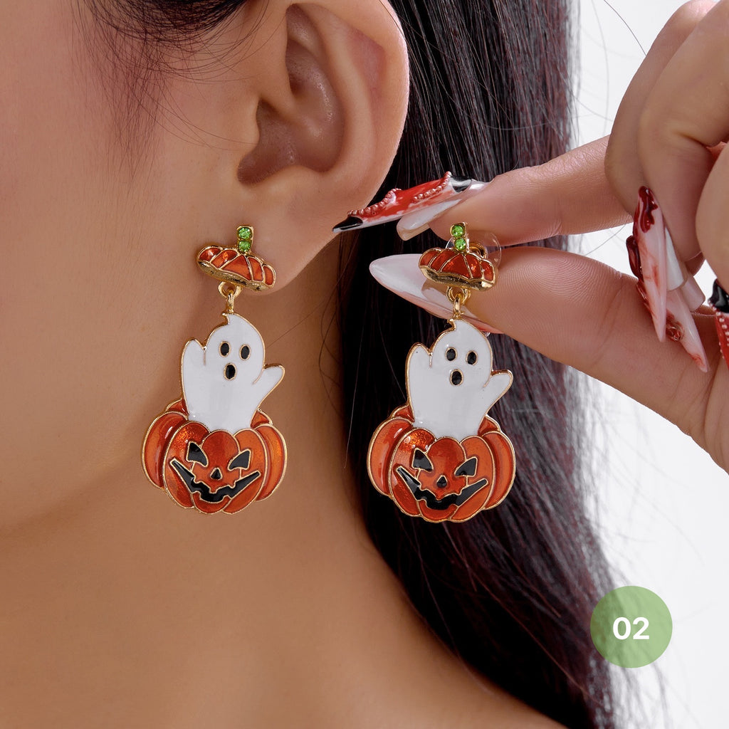 Fancy Halloween Dangle Earrings