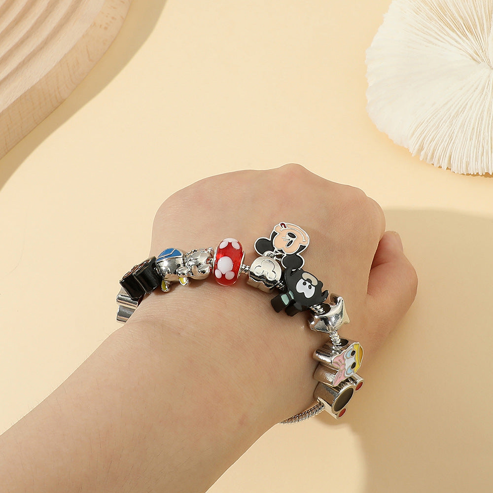 Cute DisIney PanDola Beaded Bracelet