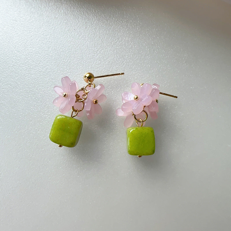 Green Field Garden Sweet Earrings