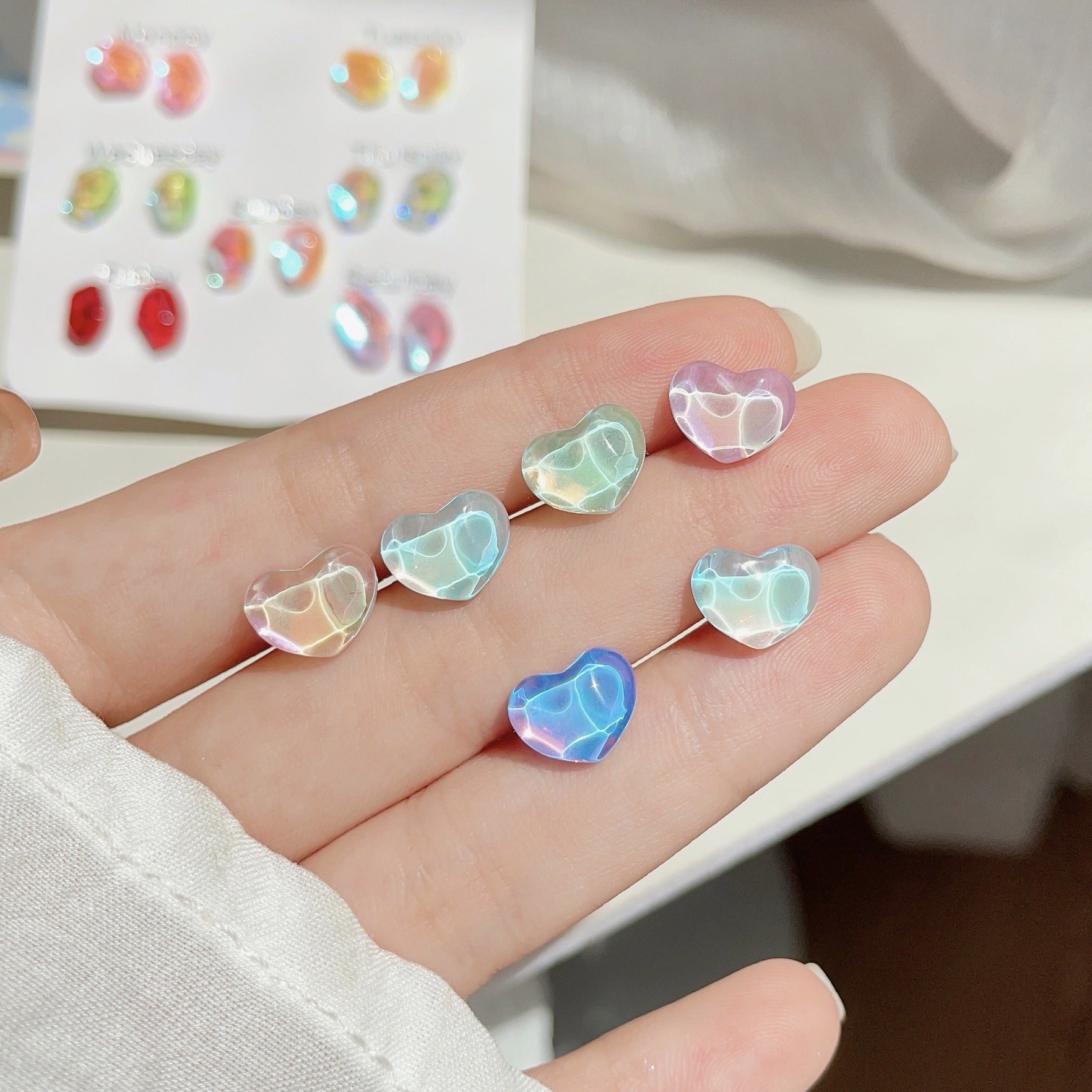 Galaxy Stone Earrings Set