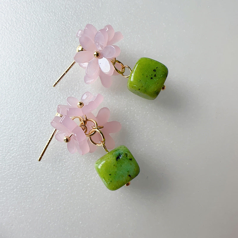 Green Field Garden Sweet Earrings