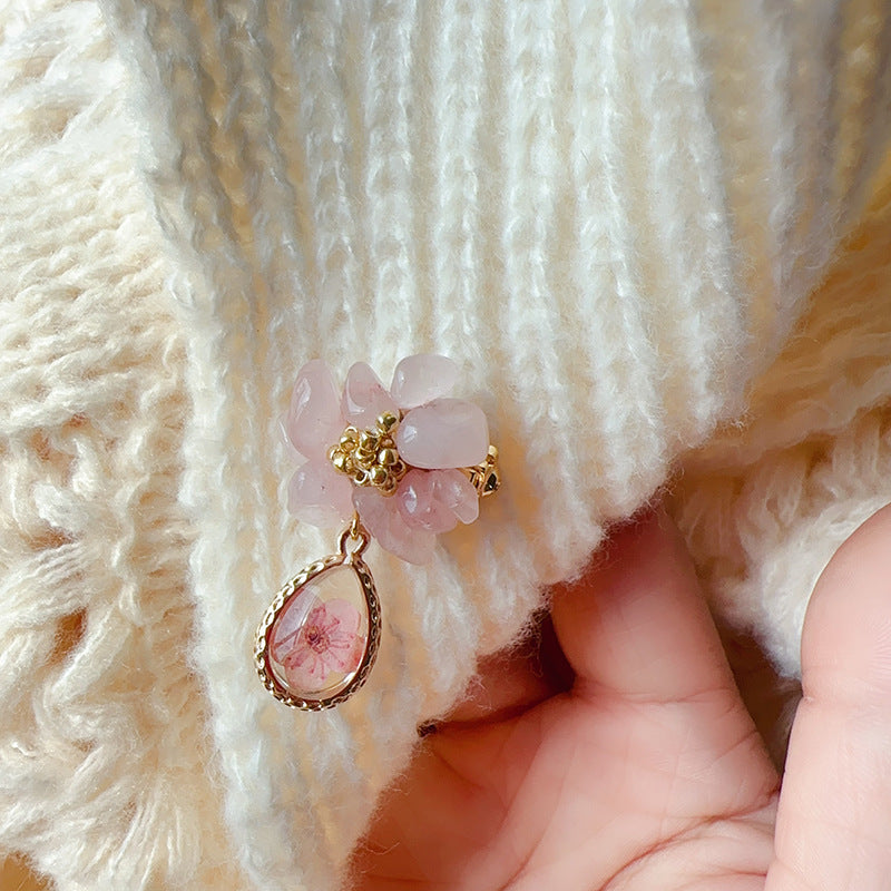 Berlin Flower French Earrings