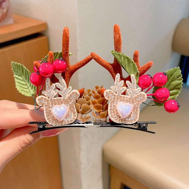 Handmade Christmas Hair Clips- Blind Bag