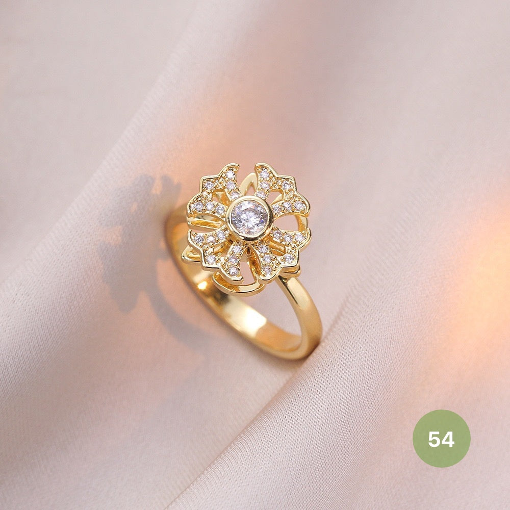 Golden Spinner Ring