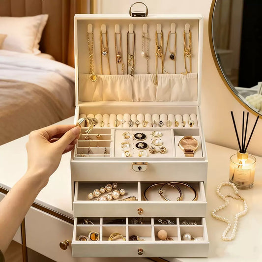 Fancy Three Layer Jewelry Box