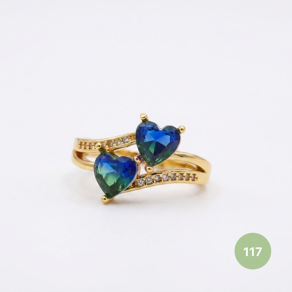 Dainty Rings - golden and silver