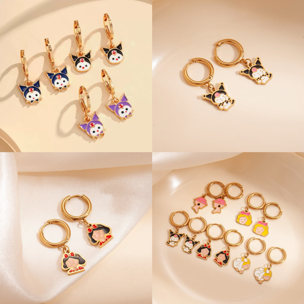 Cartoon Hoop Earring - Blind Bag