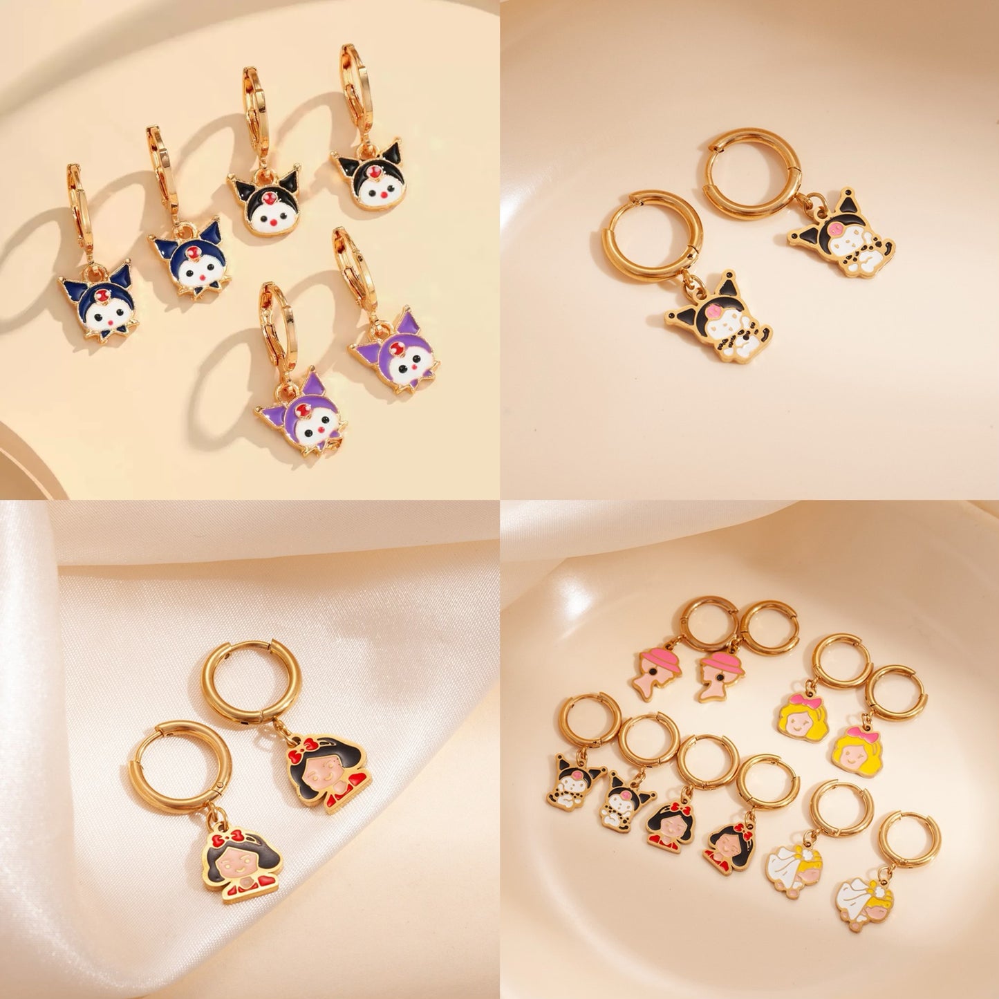 Cartoon Hoop Earring - Blind Bag