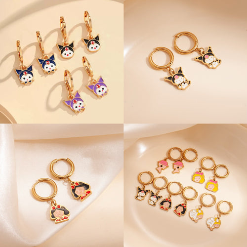 Cartoon Hoop Earring - Blind Bag