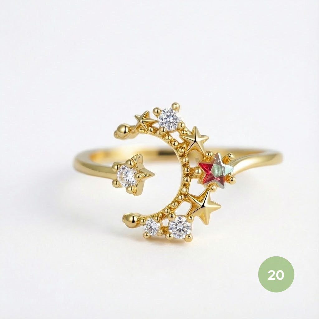 Dainty Rings - golden and silver