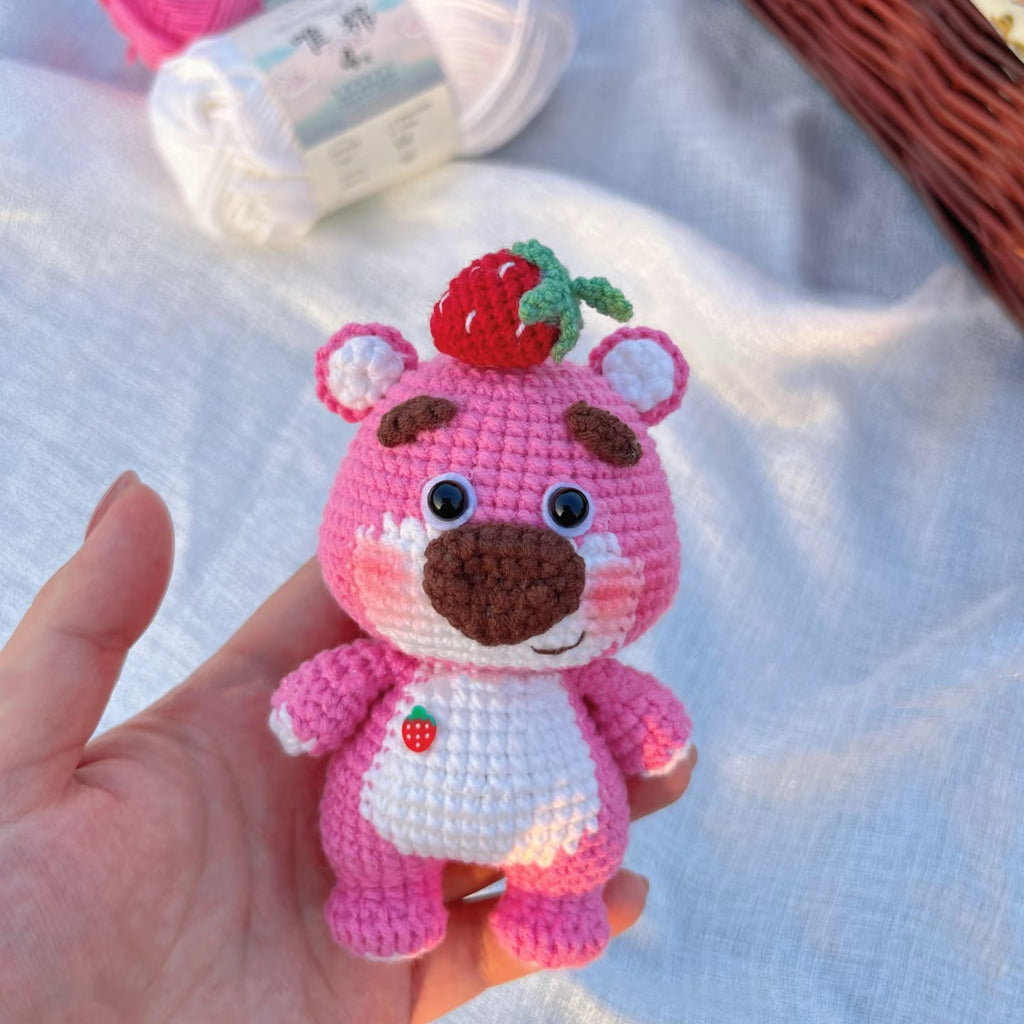 Lotso Bear Handmade Crocheted Doll