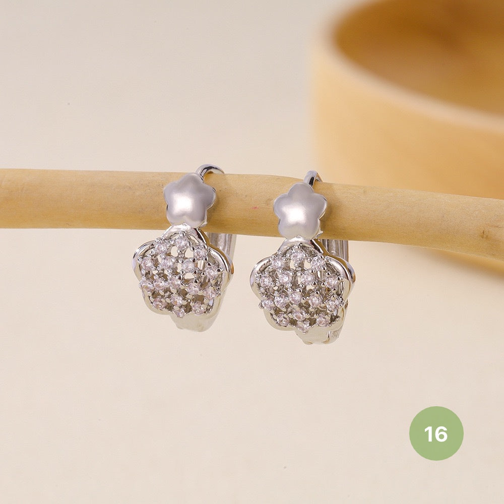 Silver Plain Hoop Earring