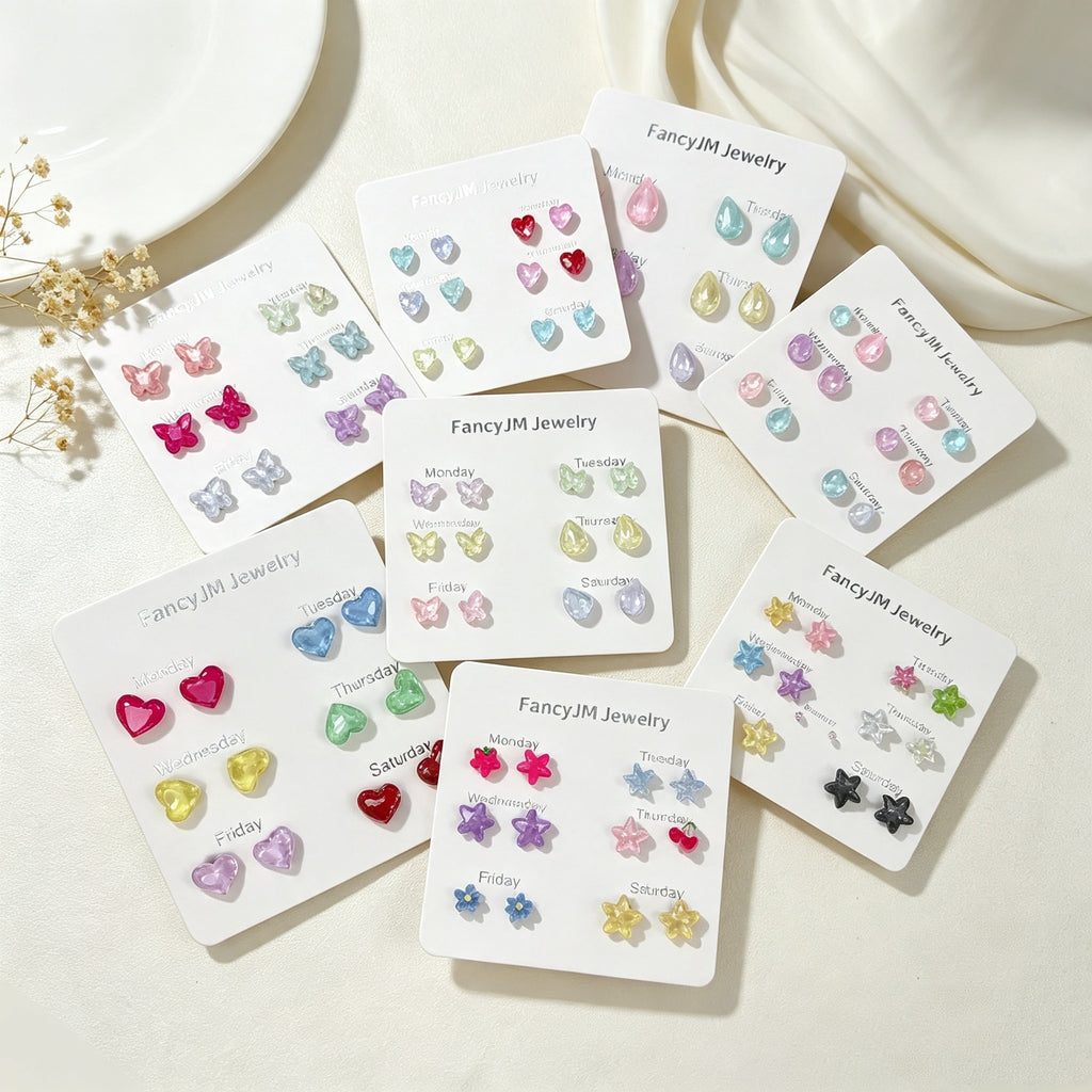 Candy Color Stud Earring - Blind Bag