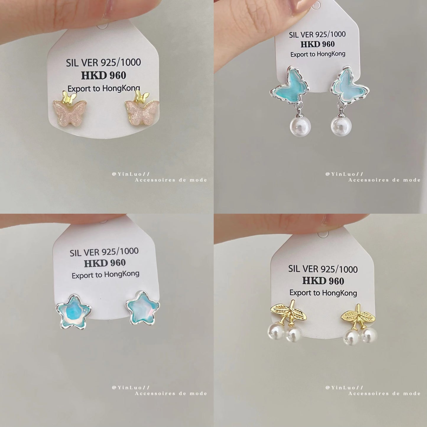 Shiny Delicate Dangle Earrings - Blind Bag