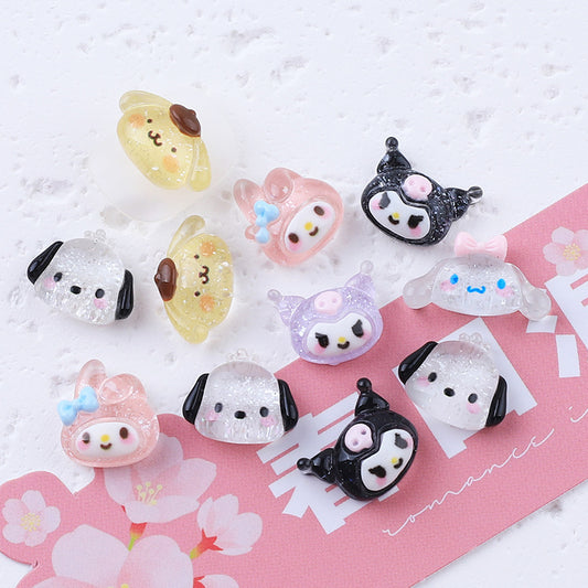 Sanrrio Head Resin Charms 10 pcs