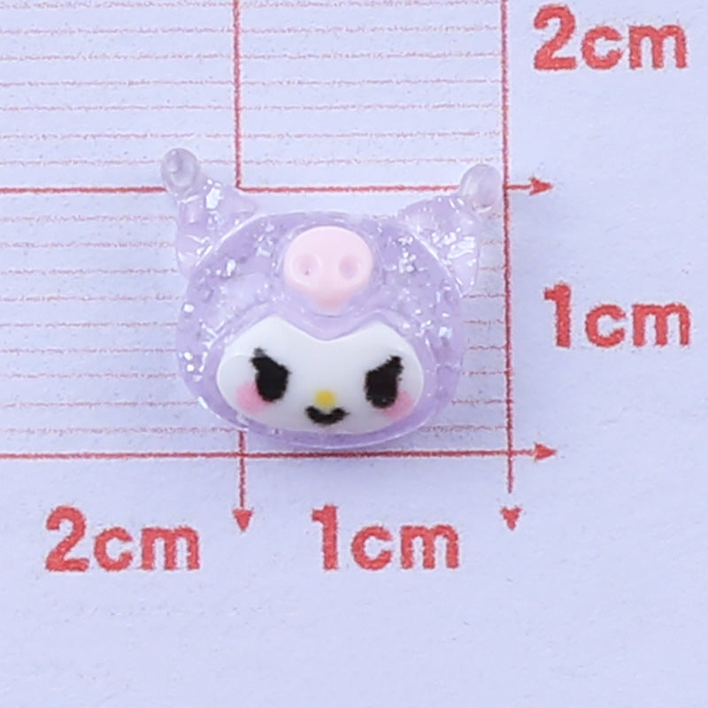 Sanrrio Head Resin Charms 10 pcs