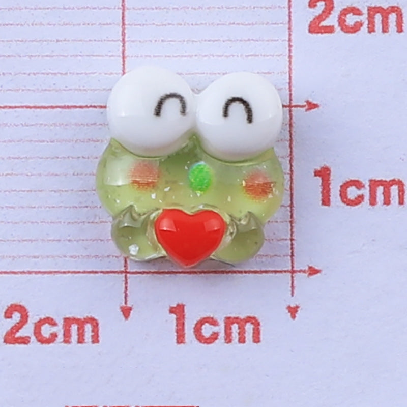 Sanrrio Holding Heart Resin Charms 10 pcs