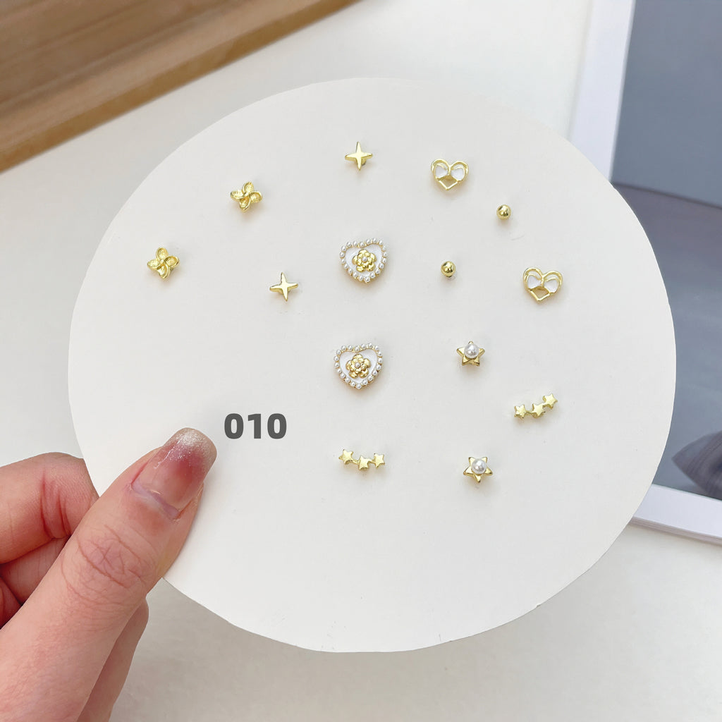 Cute Silver Earring Set