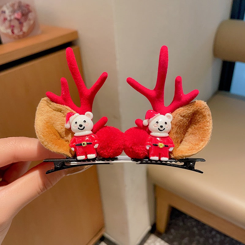 Handmade Christmas Hair Clips- Blind Bag