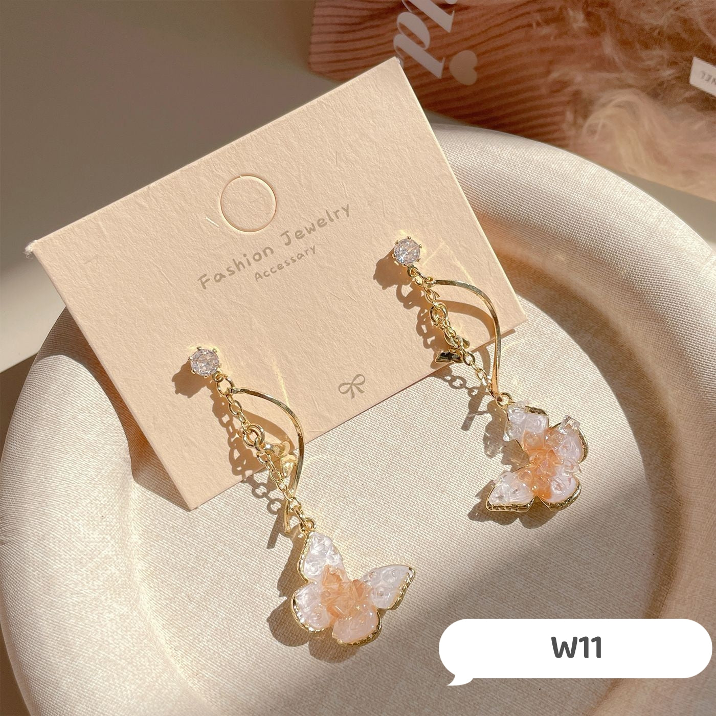 Autumn Delicate Maple Leaf Earrings