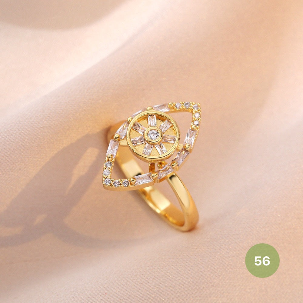Golden Spinner Ring