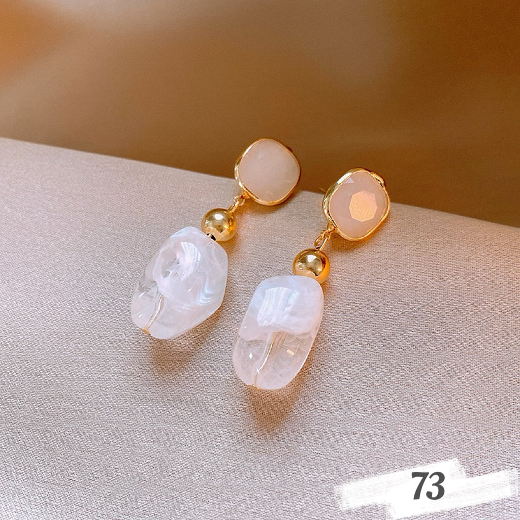 Vintage Oil Painting Style Earrings