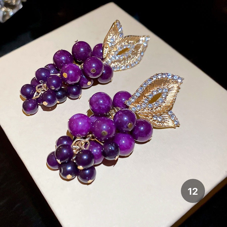 Purple Series Luxury Earrings