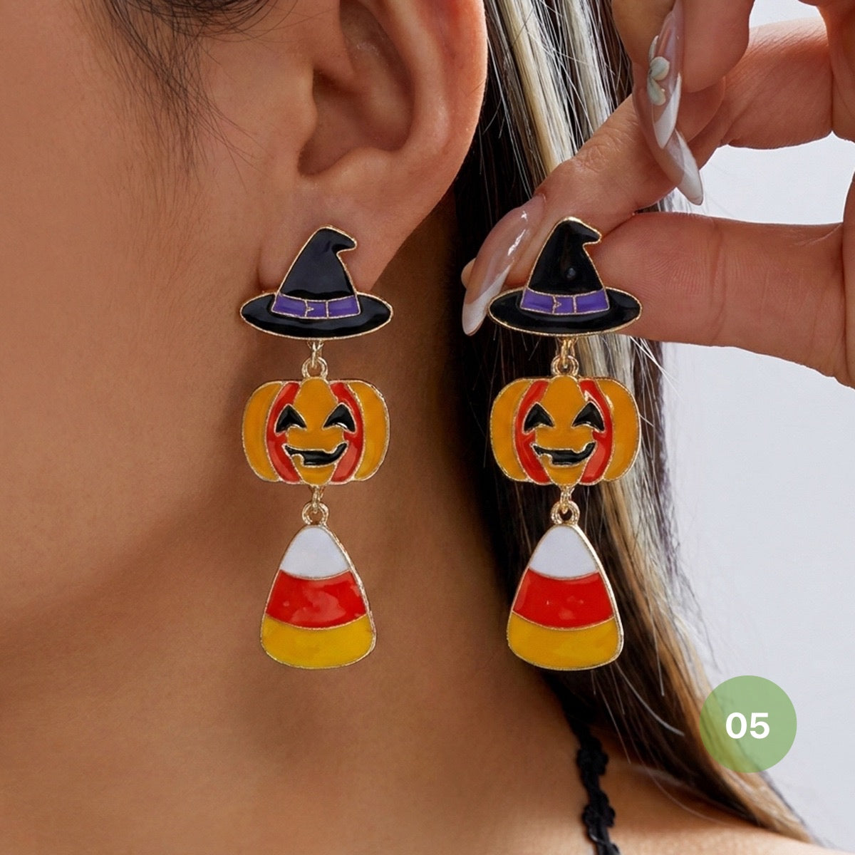 Halloween Candy Dangle Earrings