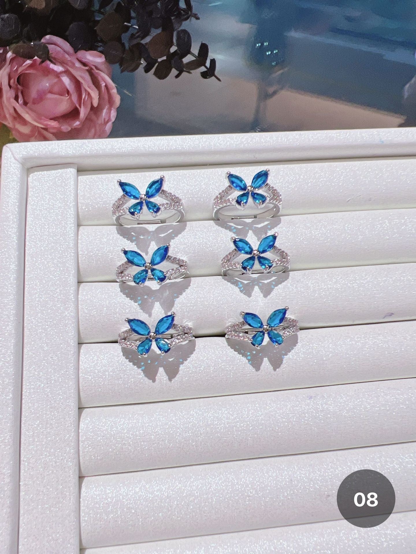 Blue Series Rings