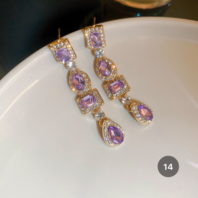 Purple Series Luxury Earrings
