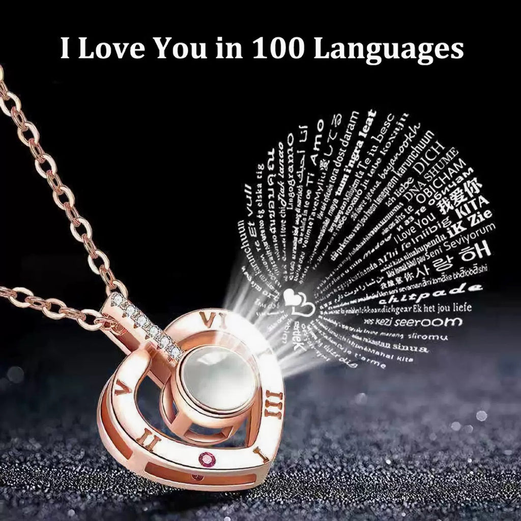 I love u in 100 languages Necklace - Blind Bag