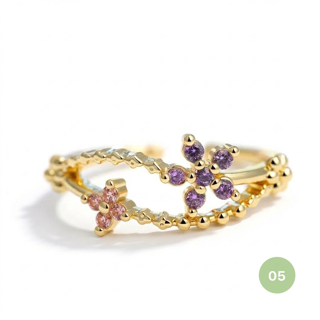 Dainty Rings - golden and silver