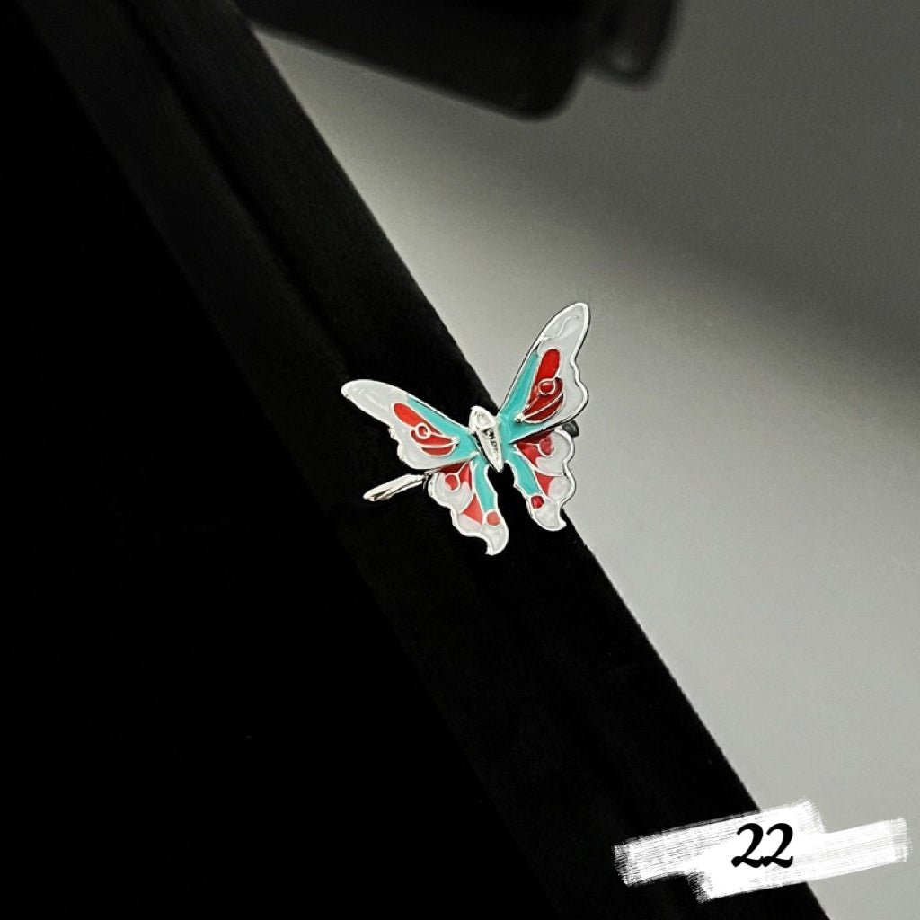 Dainty Butterfly Rings