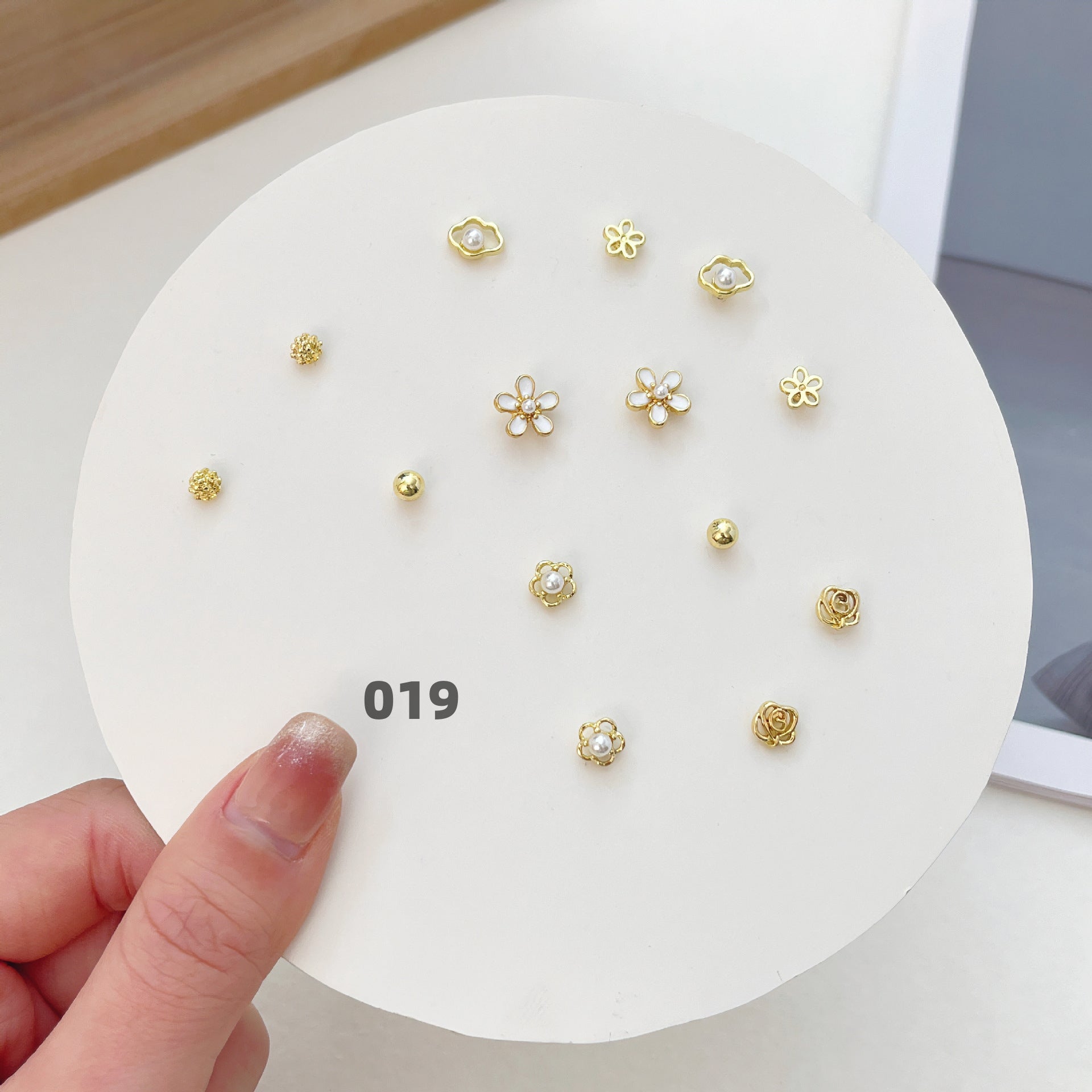 Cute Silver Earring Set