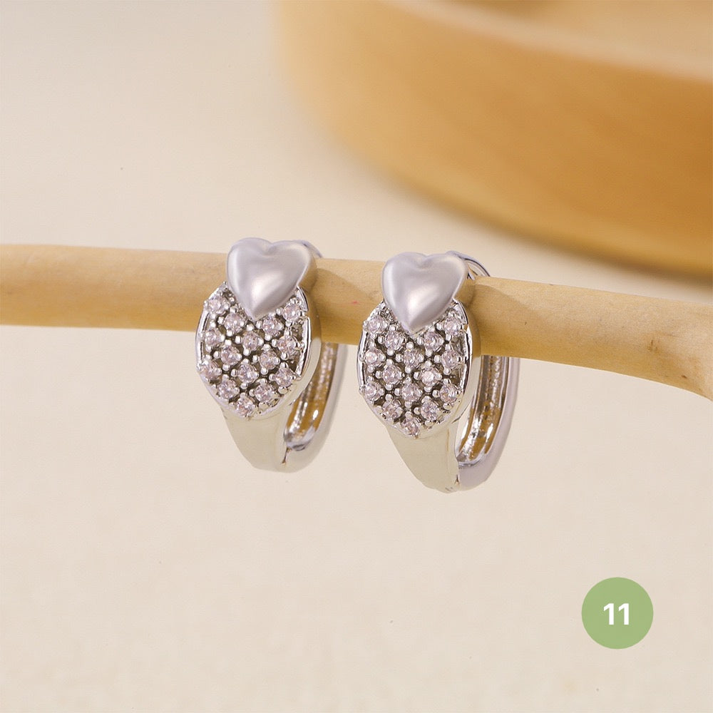 Silver Plain Hoop Earring